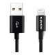 Cable de Datos, Adata, AMFIPL-1M-CBK, Lightning a USB A, 1 m, Negro