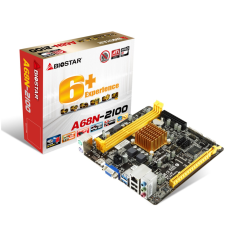 Tarjeta Madre, Biostar, A68N-2100K, DDR3, HDMI, VGA, PCIe, SATA, AMD