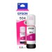 EPSON - Botella de Tinta, Epson, T555320-AL, T555, Magenta,