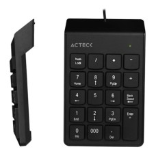 ACTECK - Teclado, Acteck, AC-932622, Alámbrico, USB, Negro