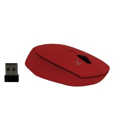 PERFECT CHOICE - Mouse, Perfect Choice, PC-045045, Inalámbrico, Rojo