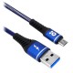 Cable USB 2.0, Brobotix, 6000717, USB A a USB B, 1 m, Azul