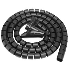 BROBOTIX - Organizador de Cables, Brobotix, 263533, Tubo, 1.5 m, Negro