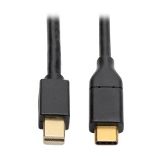 TRIPPLITE - Cable de Video, Tripp Lite, U444-006-MDP, USB C a Mini DP, 4k, 1.83 m, 60 Hz, Negro