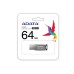 ADATA - Memoria USB 3.2, Adata, AUV350-64G-RBK, 64 GB, Metálica