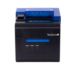 TECHZONE - Impresora de Térmica, TechZone, TZBE302E, Miniprinter, 80 mm, USB, Ethernet, RJ11, Alarma, Luz, Sonido