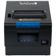 TECHZONE - Impresora Térmica, Techzone, TZBE202, Miniprinter, 80 mm, 300 mm/s, USB, Serial, Ethernet, RJ11, Luz, Sonido
