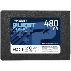 Unidad de Estado Sólido, Patriot, PBE480GS25SSDR, SSD, 480 GB, Burst Elite, SATA, 2.5 Pulgadas