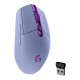 Mouse Óptico, Logitech, 910-006021, G305, Lightspeed, Inalámbrico, USB, Lila
