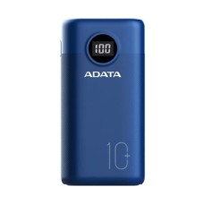 Batería Portátil, Adata, AP10000QCD-DGT-CDB, Power Bank, USB C, 10000 mAh, Azul