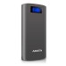 ADATA - Batería Portátil, Adata, AP20000D-DGT-5V-CGY, Power Bank, Micro USB, USB A, 20000 mAh, Gris