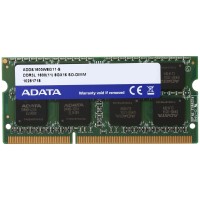 Memoria RAM, Adata, ADDS1600W8G11-S, DDR3L, 1600 MHz, 8 GB, SODIMM