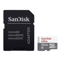 Memoria Micro SDHC, Sandisk, SDSQUNR-032G-GN3MA, Ultra, 32 GB, Clase 10