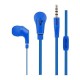 Audífonos con Micrófono, Vorago, EP-103-BL, 3.5 mm, Azul