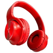 Audífonos con Micrófono, Vorago, HPB-200-RD, Bluetooth, Plegable, Rojo