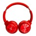 VORAGO - Audífonos con Micrófono, Vorago, HPB-200-RD, Bluetooth, Plegable, Rojo