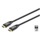 Cable HDMI, Manhattan, 355957, 3 m, 8k, Ethernet, ARC, Negro