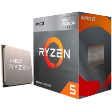 AMD - Procesador, AMD, 100-100000147BOX, Ryzen 5 4600G, AM4, 4ta Generación, 65W, 3.7 GHz, 6 Núcleos, Gráficos Integrados, Ventilador