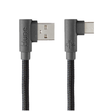HUNE - Cable USB 2.0, Hune, ATACCCA317ROC, USB A, USB C, 1.2 m, Hiedra Roca, Gris