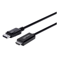 Cable de Video, Manhattan, 153218, DisplayPort, a HDMI, 3 m Cable de Video, Manhattan, 153218, DisplayPort, a HDMI, 3 m