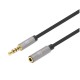 Cable de Audio, Manhattan, 356039, 3.5 mm, 2 m, Macho a Hembra