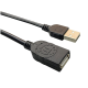 Cable USB 2.0, Manhattan, 364898, Extensión, 3 m, Pasivo, Negro