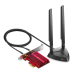 TPLINK - Tarjeta de Red, TP-Link, Archer TXE75E, WiFi 6, 6 GHz, 5 GHz, 2.4 GHz, Bluetooth, 2 Antenas