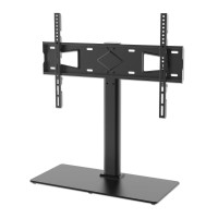 Soporte, Manhattan, 462297, 32 a 65 Pulgadas, 45 kg, Base de vidrio templado, Negro Soporte, Manhattan, 462297, 32 a 65 Pulgadas, 45 kg, Base de vidrio templado, Negro