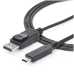 STARTECH - Cable de Video, StarTech, CDP2DP146B, USB C a DisplayPort, 1.8 m, 8k, 60 Hz, Thunderbolt 3
