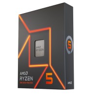 Procesador, AMD, 100-100000593WOF, Ryzen 5 7600X, AM5, 7a Generación, 4.7 GHz, 6 Núcleos, Con Gráficos, Sin Disipador