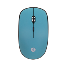 Mouse Óptico, TechZone, TZMOUINA02, Inalámbrico, USB, 2.4 GHz, Azul