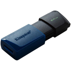 Memoria USB 3.2, Kingston, DTXM/64GB, 64 GB, DataTraveler, Exodia, Azul