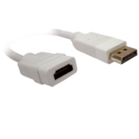 Adaptador de Video, Brobotix, 104540, Display Port a HDMI, Blanco