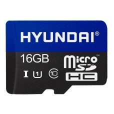 HYUNDAI - Memoria Micro SD, Hyundai, SDC16GU1, 16 GB, Clase 10, Adaptador