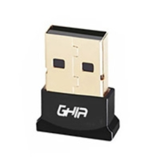GHIA - Adaptador USB a Bluetooth, Ghia, GNW-U7, USB 2.0 a Bluetooth 5.0