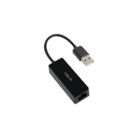Adaptador de Red, Acteck, AC-934732, AE420, USB a RJ45, 100 MBPS, 15 cm, Negro Adaptador de Red, Acteck, AC-934732, AE420, USB a RJ45, 100 MBPS, 15 cm, Negro