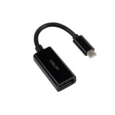 ACTECK - Adaptador de Video, Acteck, AC-934718, AD420, USB C a Display Port, 4K, 10 cm, Negro