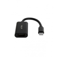 Adaptador de Video, Acteck, AC-934701, AH440, USB C a HDMI, 4K, 10 cm, Negro