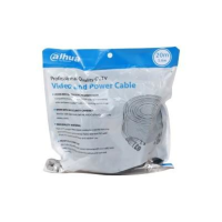 Cable Siames, Dahua,  DH-PFM942I-20-5, 20 m, BNC, Cobre, CCTV, Blanco Cable Siames, Dahua,  DH-PFM942I-20-5, 20 m, BNC, Cobre, CCTV, Blanco