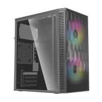 Gabinete, Acteck, AC-935838, Fuji GC470, Mini Torre, Micro ATX, Fuente 500 W, Ventilador RGB, Acrílico, Metal, Negro Gabinete, Acteck, AC-935838, Fuji GC470, Mini Torre, Micro ATX, Fuente 500 W, Ventilador RGB, Acrílico, Metal, Negro