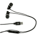 PERFECT CHOICE - Audífonos con Micrófono, Perfect Choice, PC-116479, Alámbrico, USB C, 1.2 m, Negro