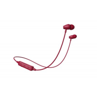 Audífonos con Micrófono, Naceb, NA-0314R, Inalámbrico, Bluetooth, USB, Rojo
