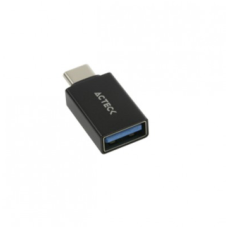 ACTECK - Adaptador USB 3.2. Acteck, USB C a USB A, AU210, Dongle, OTG, Macho Hembra, Negro