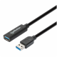 Cable USB 3.2, Manhattan, 153751, Extensión Activa, 10 m, Negro