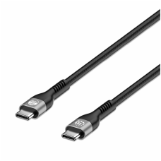 Cable USB 2.0, Manhattan, 356367, USB C, 2 m, Negro