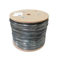 Cable de Red, X-Media, XM-C6BCOD-1KBK, UTP, CAT 6, Bobina, 305 m, CCA, Exterior, Negro