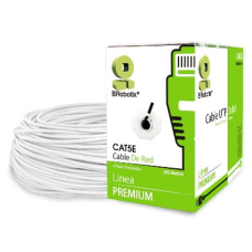 Cable de Red, Brobotix, 6001684, UTP, CAT 5E, Bobina, 305 m, CCA, Blanco