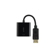 Adaptador de Video, Acteck, AC-934763, Shift Plus AH435, Display Port a HDMI, 20 cm, Negro