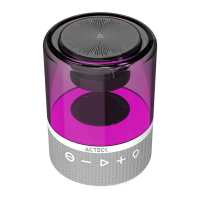 Bocina, Acteck, AC-936439, GLEE PURE AP30, Bluetooth, 3.5 mm, LED, TWS, 5 W, Blanco