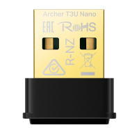 Adaptador de Red, TP-Link, Archer T3U Nano, WiFi 5, Nano USB 2.0, AC1300, MU-MIMO